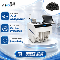 Contador VisCount VST4-1 CE sin configuración para piezas de caucho, sellos, juntas y componentes pequeños, máquina de conteo y empaquetado por visión