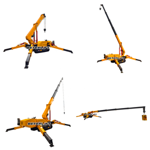 Ce EPA Euro 5 DIESEL Spider <span class=keywords><strong>Crane</strong></span> xách tay nâng cần cẩu máy xây dựng 3 tấn Crawler 3ton 5ton 10ton 12ton mini Spider <span class=keywords><strong>Crane</strong></span> - Product Image 1