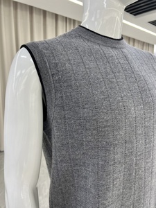 Gilet in Lana per Uomo Collo Tondo 100% Lana - Product Image 3