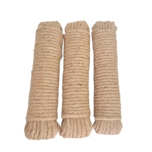 Cuerda de Yute de 6 mm, Natural, 3 Hilos, Trenzada, Ecológica, Ligera, Personalizable, para Manualidades, Jardinería, Hamacas, Uso Náutico - Product Image 5