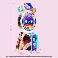 Lucky Star Rotating Lottery Simulator Arcade Machine Metal Redemption Game en anglais et japonais