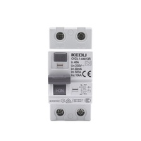 KEDU 2P 40A 30mA RCCB זרם עם VDE CB CCC CE