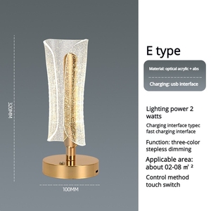 Bar otel yatak odası başucu için İskandinav yaratıcı akrilik kelebek LED masa lambası High-End ortam dekoratif aydınlatma - Product Image 6
