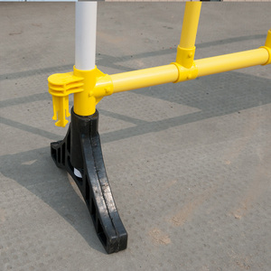 Barriera di sicurezza stradale in metallo barricate di controllo temporaneo della folla barriera di traffico portatile - Product Image 2