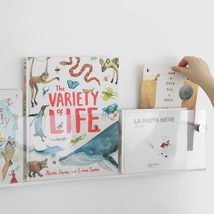 Étagères murales flottantes en acrylique transparentes modernes et personnalisées pour supports de magazines et disques vinyles – Origine USA – Vente en gros - Product Image 5
