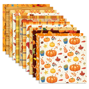 Dekorasi Album foto hadiah latar belakang pembuatan kartu buku tempel kertas kerajinan DIY dua sisi pola Thanksgiving untuk peralatan pesta musim gugur - Product Image 1