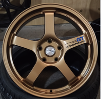 Jantes de course en alliage modifié haute performance, électro-plaquées argent, pour voitures particulières