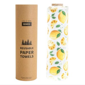 Rouleau de serviettes en <span class=keywords><strong>papier</strong></span> réutilisables lavables, lot de 12, serviettes en coton flanelle sans <span class=keywords><strong>papier</strong></span>, chiffon à vaisselle 10"X12" avec impression <span class=keywords><strong>citron</strong></span> personnalisée - Product Image 1