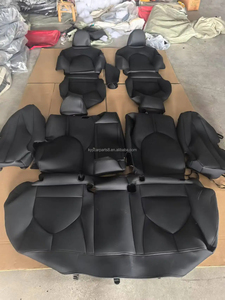 Set completo di <span class=keywords><strong>coprisedili</strong></span> universali in pelle per Mitsubishi L200 ASX Alfa Romeo Stelvio Ssangyong Korando <span class=keywords><strong>Audi</strong></span> A6 C8 A5 Sportback - Product Image 4