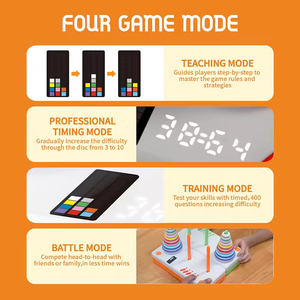 Juguete Educativo Montessori <span class=keywords><strong>de</strong></span> Plástico, Torre <span class=keywords><strong>de</strong></span> Construcción Apilable, Rompecabezas, <span class=keywords><strong>Juego</strong></span> <span class=keywords><strong>de</strong></span> Apilamiento <span class=keywords><strong>de</strong></span> <span class=keywords><strong>Hanoi</strong></span>, <span class=keywords><strong>Juego</strong></span> <span class=keywords><strong>de</strong></span> Contar para Niños - Product Image 2