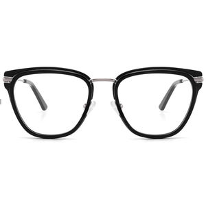 Gafas de Metal de acetato de diseñador de moda Marcos de gafas ópticas de acetato bajo MOQ para hombres Mujeres Ojo de gato - Product Image 2