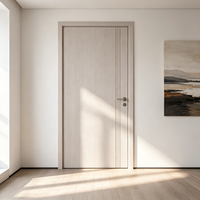 QI TAI Y2632 Ultimate Oak No. Puerta Exterior para Dormitorio 3-1, Madera Sólida, Diseño Minimalista, Aislamiento Acústico, Puerta Oculta, 3 Años de Garantía