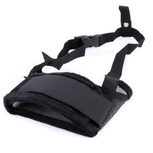 조절 메쉬 통기성 애완 동물 입 <span class=keywords><strong>Muzzles</strong></span> 안티 짖는 개 총구 작은 대형 개 나일론 스트랩 개 액세서리 - Product Image 4