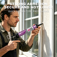 Scellant en silicone transparent à usage général NP, neutre et structurel, RTV pour porte en aluminium, pour le remplissage, la construction et l'emballage