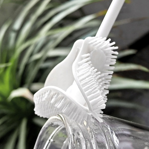 Household cup and water <b>bottle</b> cleaning <b>brush</b>, long-handled baby <b>bottle</b> cleaning <b>brush</b>, silicone foldable multi-functional - Product Image 1