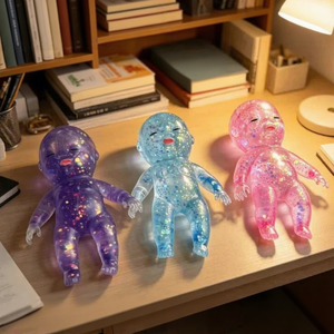 Juguete Antiestrés de Goma con Forma de Palma de Azúcar, Figura Blanda de Cristal Caiba Genuino, Tamaño de Palma de la Mano, Divertido Juguete para Aliviar el Estrés - Product Image 1