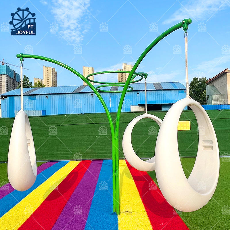 Amusement Park Moon Swing