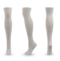 Vente en gros de chaussettes hautes pour femmes collants au-dessus du genou chaussettes de compression montantes longues pour les jambes