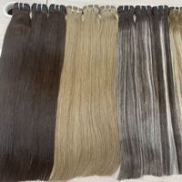 Mèches Doublement étirées Extensiones De Cabello Livraison gratuite 100% Cuticules brutes alignées Extension de cheveux colorés