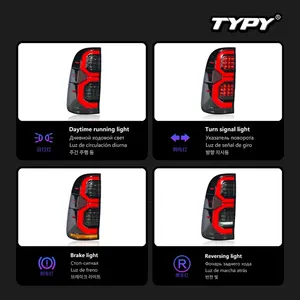 Feux de jour à LED TYPY 2004-2014 avec clignotants séquentiels pour feux arrière Toyota Hilux HILUX VIGO - Product Image 3
