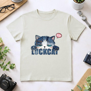Camiseta Unisex de 210 g/m², 100 % Algodón, Informal, Transpirable, Duradera, con Estampado DTF, Camiseta para Hombre - Product Image 1