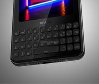 Téléphones 4G qwerty avec clavier personnalisé, en métal, ultra-fin, de haute qualité, pour le travail, avec game de java