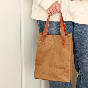 Bolso de mano sencillo de algodón de estilo japonés, impermeable, de gran capacidad, vertical, cuadrado, para mujer, para uso diario - Product Image 3