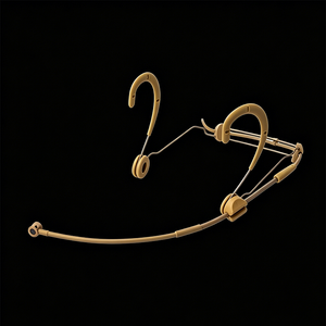 Micrófono de Diadema de Color Beige Serie Beta, Micrófono Profesional Unidireccional, Micrófono de Mano Libre para Cantar - Product Image 1