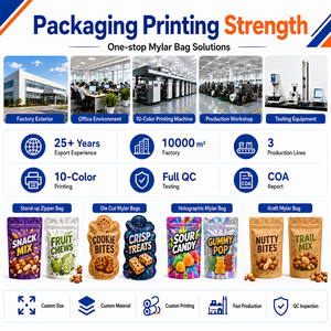 Bolsas Mylar Personalizadas con Cierre Hermético, a Prueba de Olores, con Forma Especial, de 3.5g, 35g, 7g, 1oz, 1lb, con Caja - Product Image 6