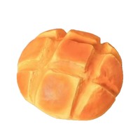 Jouet anti-stress en forme de croissant et de pain à l'ananas, souple et moelleux, à récupération lente, en PU