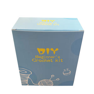 Kit d'apprentissage DIY en laine <span class=keywords><strong>crochet</strong></span>ée à la main, 2 pièces, nouveau, style adorable Poisson-globe anglais, pour les 7-12 ans et 12 ans et plus - Product Image 6