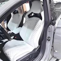 Siège sport en fibre de carbone RS pour Audi B10 A3 A4 A5 A6 A7 A8 Q3 Q5 Q7, carbone sec