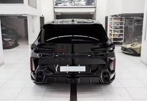 Pour <span class=keywords><strong>BMW</strong></span> XM Kit de carrosserie large en Fiber de carbone XM mises à niveau en Fiber de carbone de style RNG diffuseur de lèvre avant passage de roue becquet capot corps large - Product Image 4