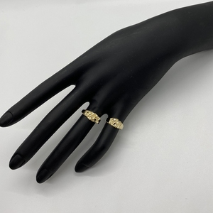 Anillo de Cóctel con Diseño Vintage de Latón Chapado en Oro de 14k, Estilo Nugget Smashing, para Hombre/Mujer - Product Image 2