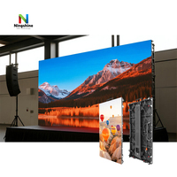 Écran d'affichage flexible pour  à louer pour l'intérieur Panneau mural vidéo pour la lecture Panneaux de signalisation à LED