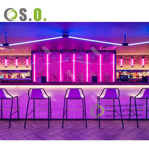 Luxurious Club Lounge Bar Designs Counter Nightclub Wooden Night Club Furniture