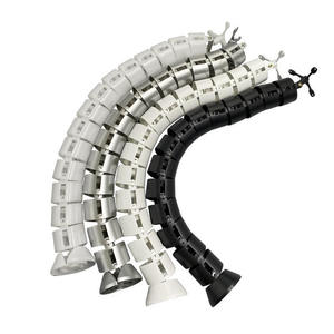 Organizador de Cables Debajo del Escritorio, Gestión de Cables en Espiral, Gestión de Cables Ajustable Debajo del Escritorio de Pie - Product Image 2