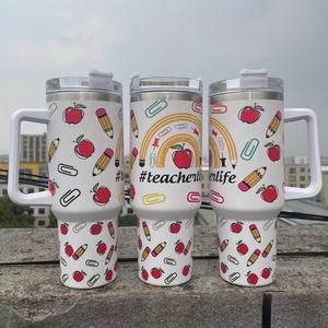 Ingrosso acciaio inossidabile isolato 40oz Tumbler con manico per mamma festa della mamma regalo - Product Image 2