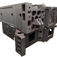 Base de lit de tour de précision en fonte gris sur mesure, grande taille, sablée, OEM CNC HB180-220 0.005mm CN;SHN