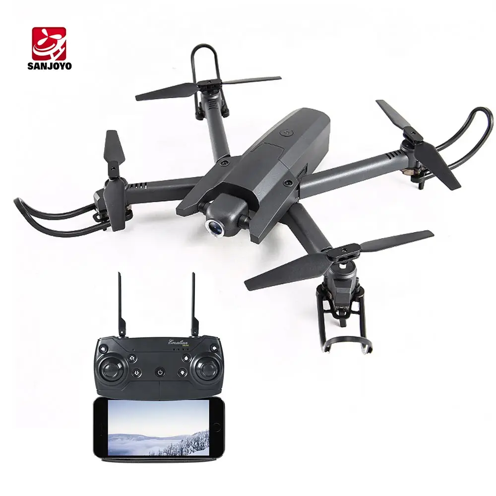 Best 106 Obstacle Avoidance Foldable Pocket Drone With 4K WiFi HD Camera 20 mins Flight Time RC Selfie Drone
