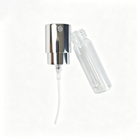 Flacon de parfum miniature de luxe personnalisé, format poche, 5 ml, en plastique ABS, avec bouchon rotatif, portable, pour voyage, flacon pulvérisateur en verre rechargeable de 5 ml