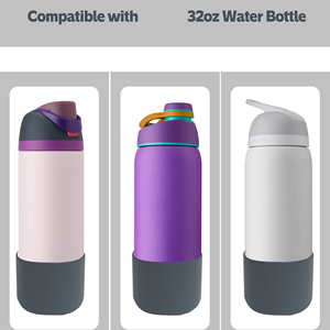 DD3878 Manchon de protection antidérapant pour le bas de la bouteille d'eau en silicone FreeSip, protection pour les bouteilles de 24 oz, 32 oz et 40 oz - Product Image 3
