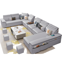 Nouveau Canapé Sectionnel Tendance 2025 pour Grand/Petit Appartement, Tissu Amovible Lavable, Rembourrage Éponge, Meuble de Salon