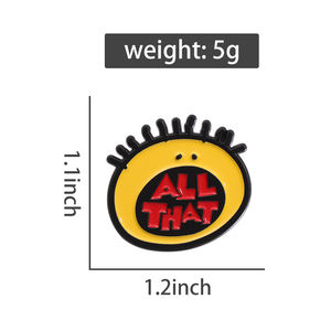All That Humorous Comedy Sketch Enamel Pin Cute Animated TV Series Broche Lapel Badge Jewelry Gift for Fans Friend - Product Image 6