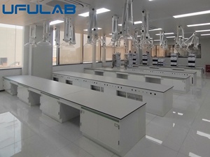 Vente flash : Bancs de laboratoire mobiles UFU avec roulettes, ensemble d'équipements de laboratoire et <span class=keywords><strong>Trespa</strong></span> - Product Image 5