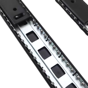 Yenautomotive otomotiv otomatik kanepe koltuk sürgülü ray-47mm ağır kalınlaşmış 2 bölüm dahili teleskopik itme-çekme rayı - Product Image 2