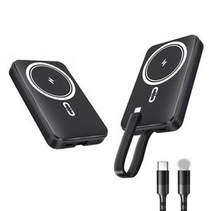 Custom 22.5W Portable Magnetic Power Bank 10000mah with Cable External Battery Wireless Charger Power Bank for Phone - Product Image 3