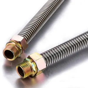 Stainless Steel Corrugated Flexible Metal Hose lpg gas hose pipe