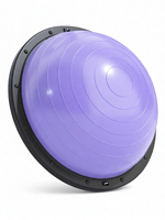 Balón de Equilibrio Antirrotura Duradero, Semiesfera Acanalada para Entrenamiento de Estabilidad, Estación de Ejercicio, Terapia Física, Kit de Fitness para el Hogar