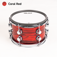 UNLOCK Pro 8 Hybrid Drum Kit in Retro Pink Tom Bass System with Aesthetic Design Roland/Yamaha Compatible Upgraded Mesh Head